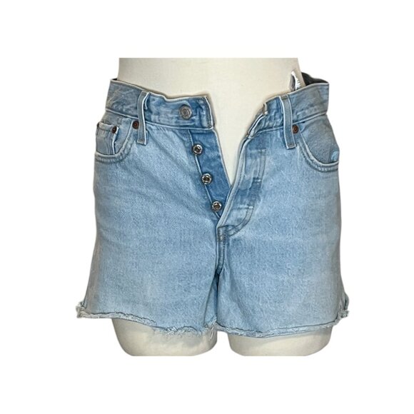 Levi’s Wedgie cut off jean short waist size 27 - Picture 3 of 12